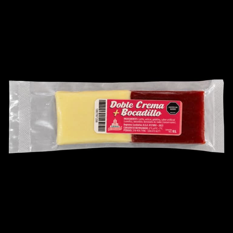 Unidad de Doble Crema + Bocadillo en su empaque