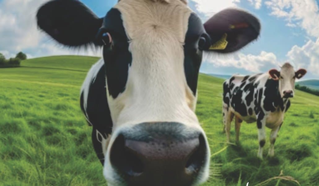 Vacas lecheras en la pradera de Catambuco