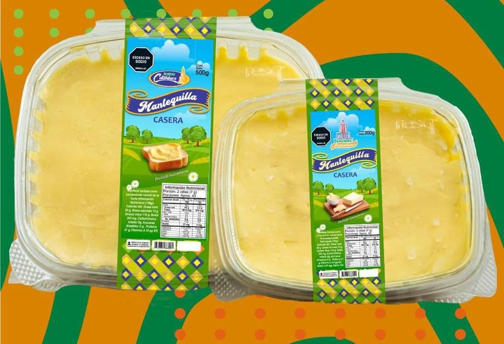 Mantequilla Casera, presentación 500 g (también en 200 g)