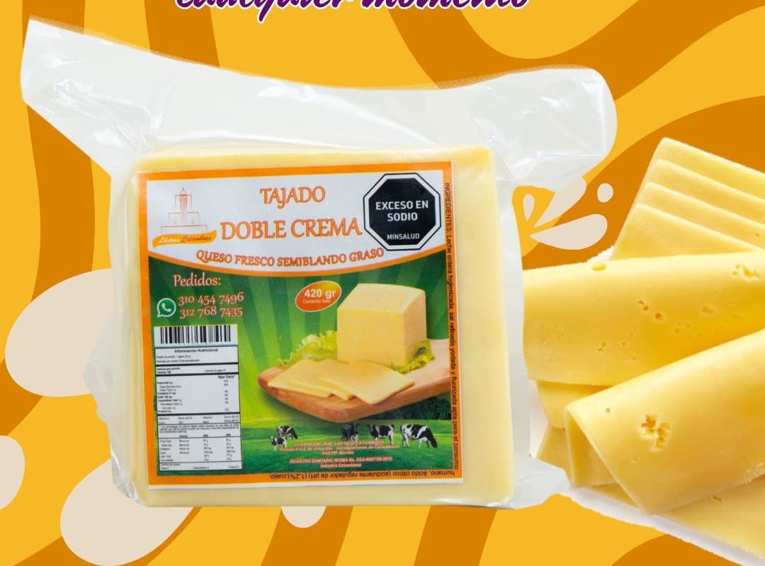 Tajado Doble Crema, presentación 420 g
