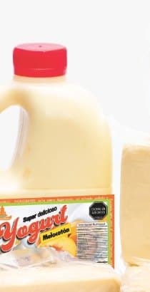 Yogurt Entero con Melocotón, presentación 1000 g